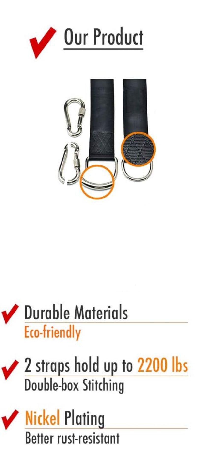 Tree saver straps for Hammocks