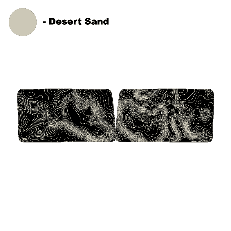 Topo Hardtop Side Window Overlays - 2021+ Bronco 4 Door