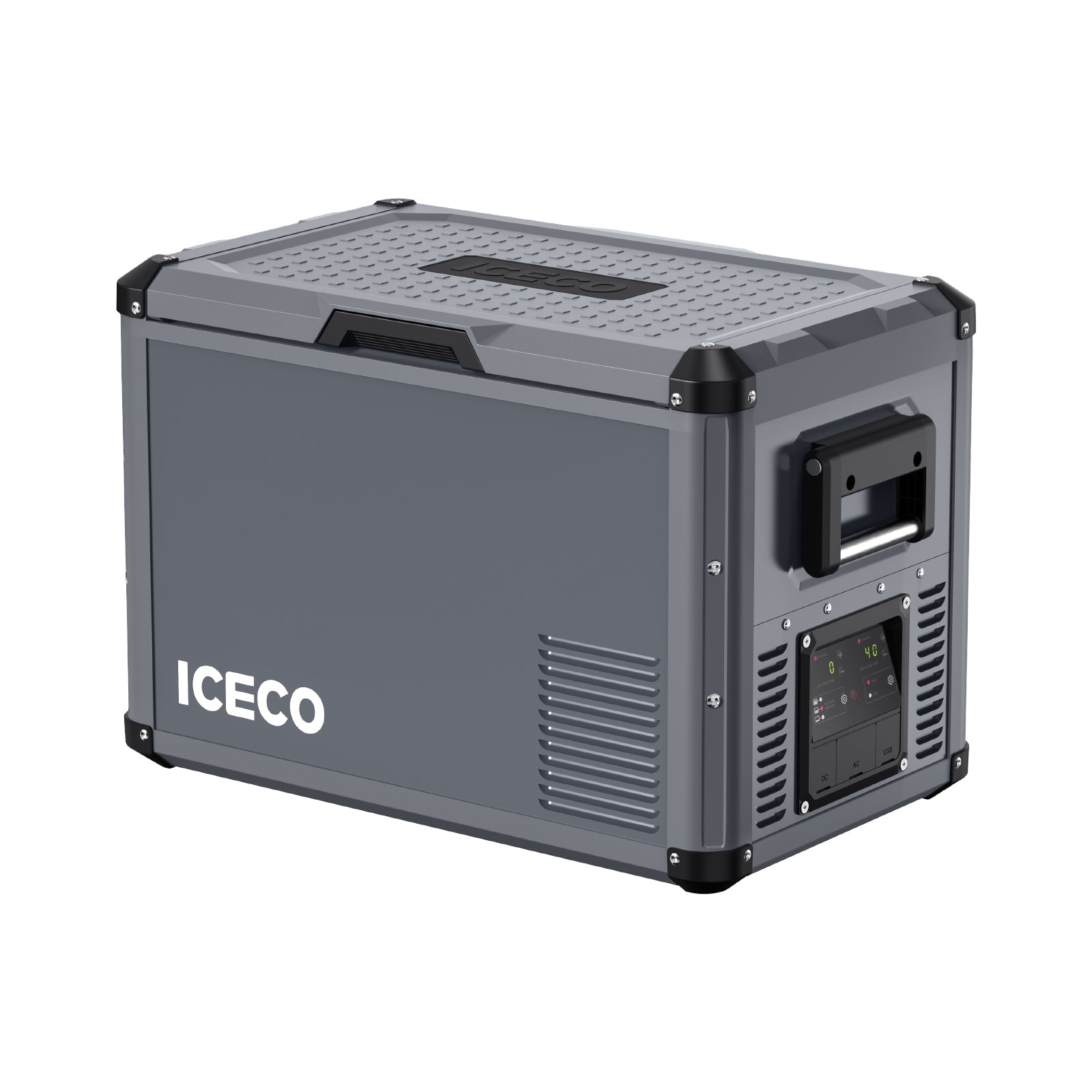 ICECO VL45 Pro Dual Zone 45QT Portable Cooler Grey