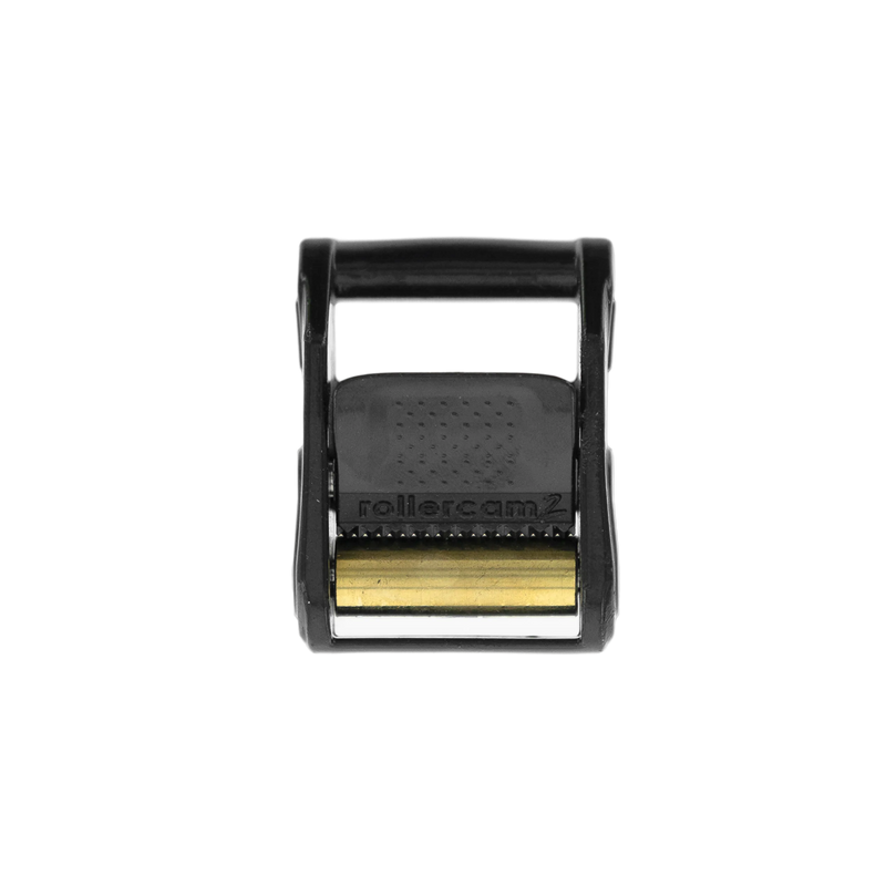 Rollercam 1.25in Black Finish Cam Buckle (Pack of 1)