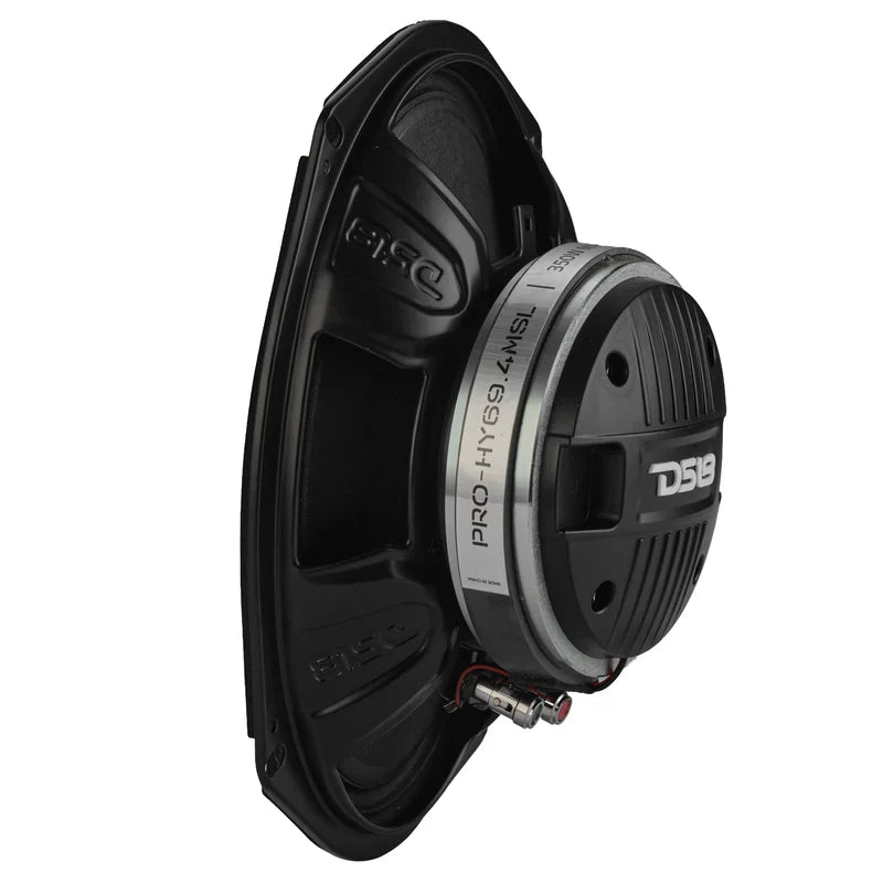 6x9” Hybrid Motorcycle Speaker Bundle – Slim 2-Way Loudspeakers + Sealed ABS Baffles (Pair) | IP65 Water-Resistant, High Output