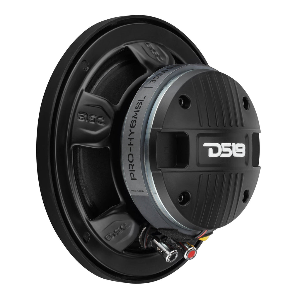 PRO 6.5" Shallow Coaxial Hybrid Mid-Range Loudspeaker with Built-in Driver | 150W RMS 8-Ohm