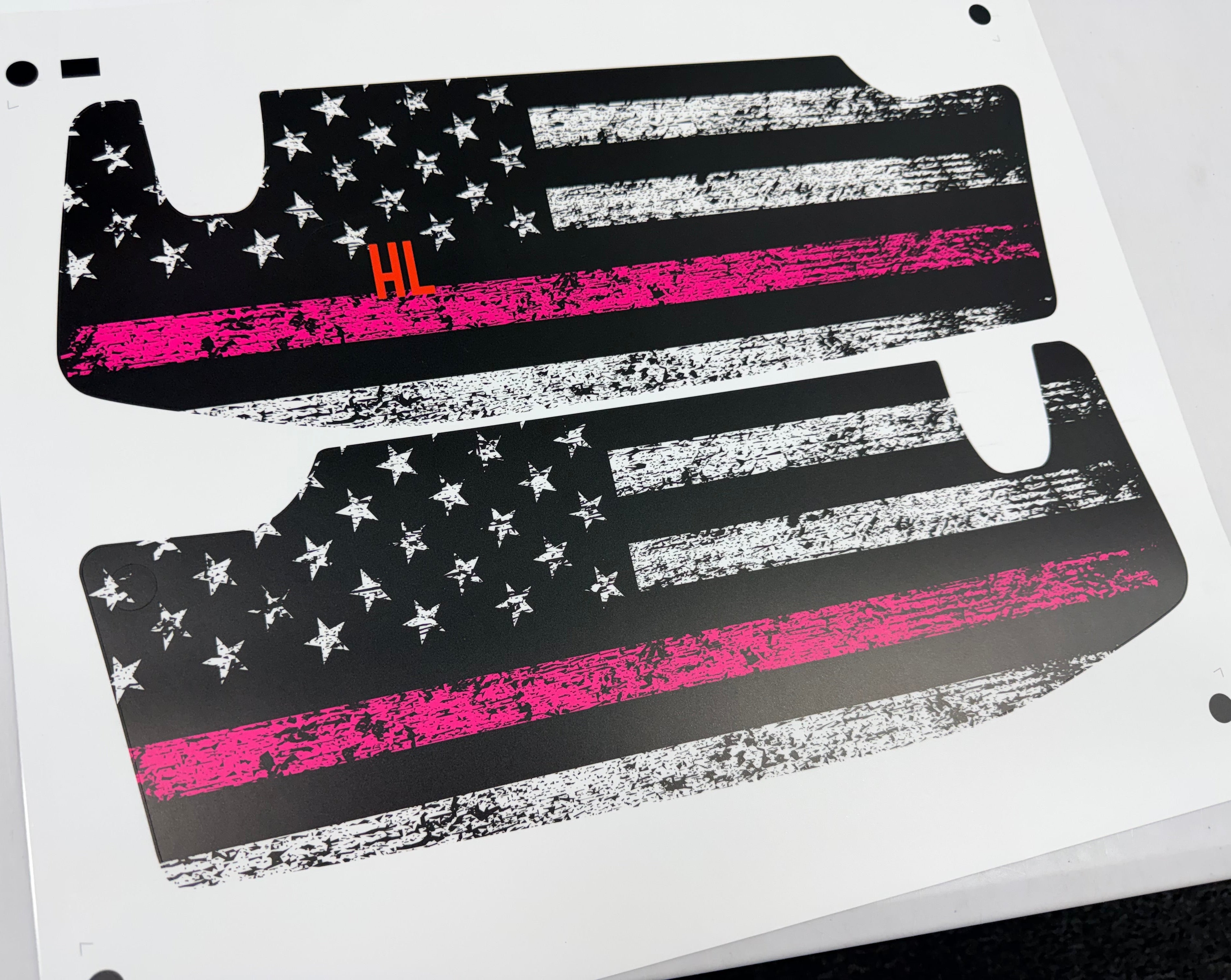 Freedom Series Sun Visor Overlays - 2018+ Wrangler JL / Gladiator JT