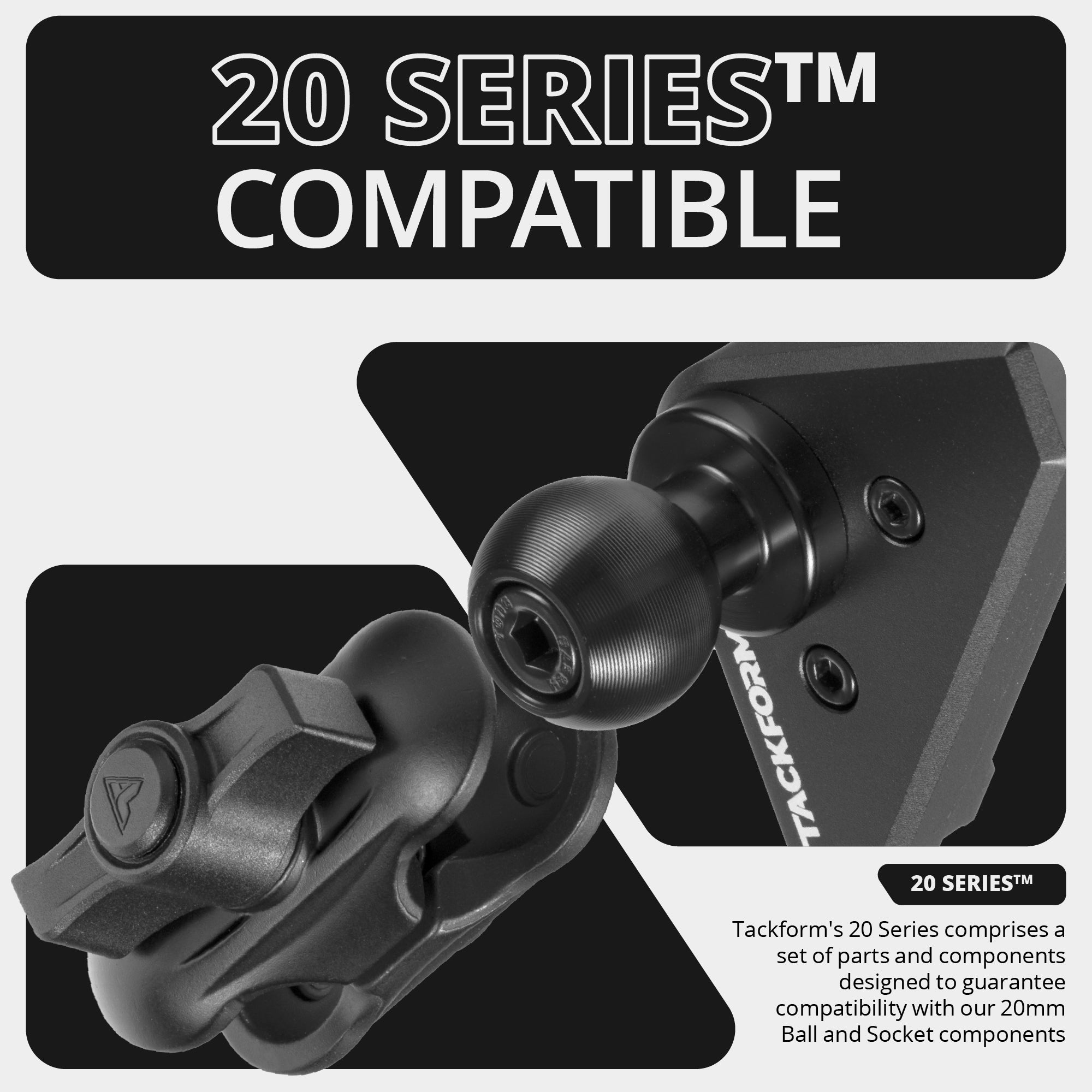 2021+ Ford F-150/Raptor & 2023+ Super Duty LINK™ Vent Mount Bracket With Quad Lock Magnetic Phone Holder