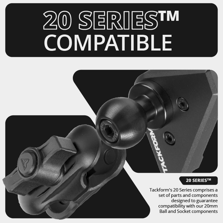 2021+ Ford F-150/Raptor & 2023+ Super Duty LINK™ Vent Mount Bracket With 20LITE Phone Holder | Choose Your Arm Length