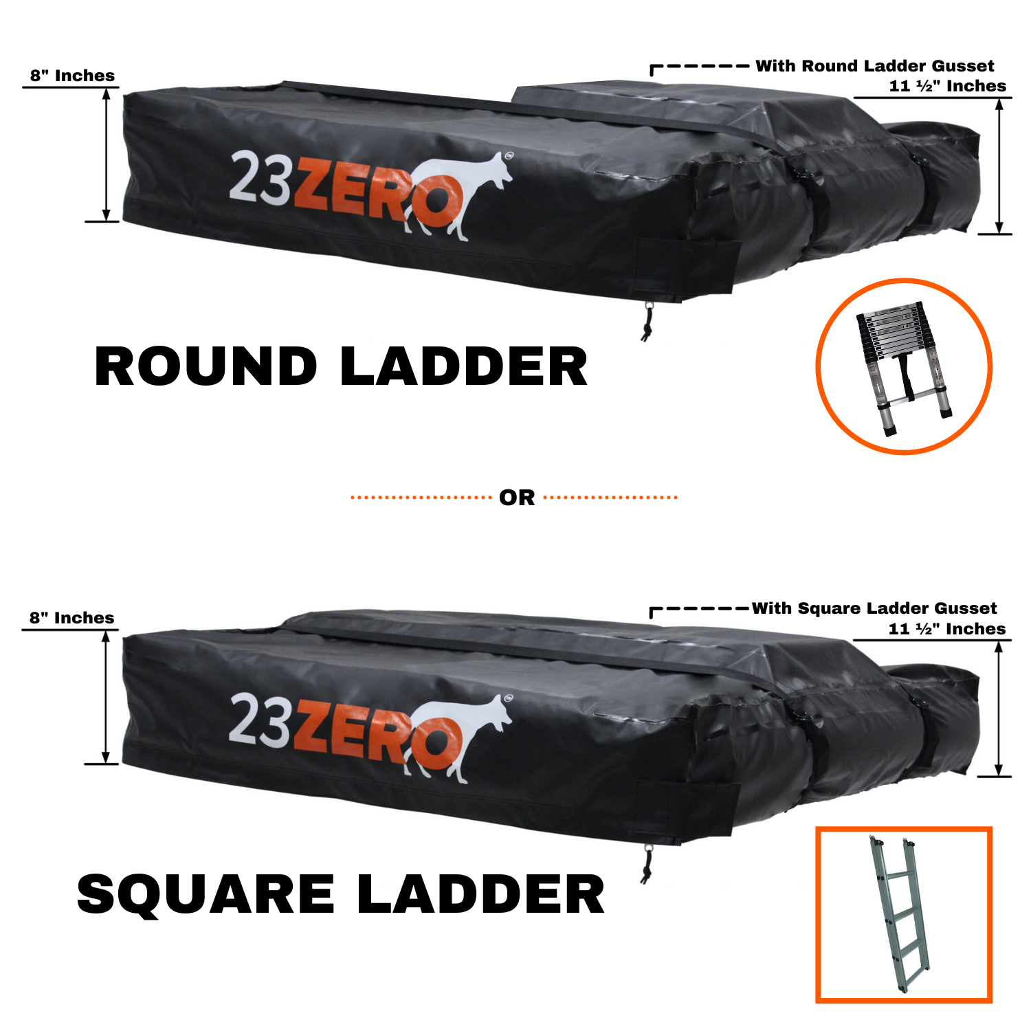 Transit Cover 87 Black Square Ladder