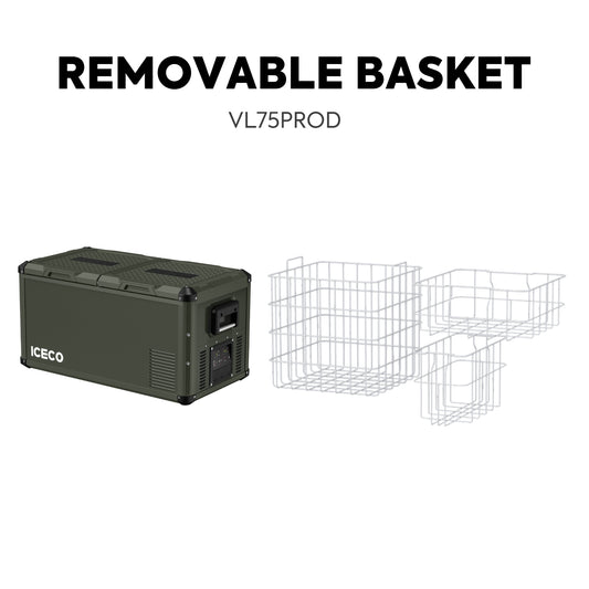 ICECO VL75 Pro Dual Zone 79QT Portable Cooler Olive