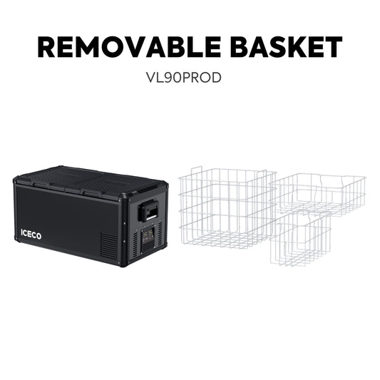 ICECO VL90 Pro Dual Zone 95QT Portable Cooler Black