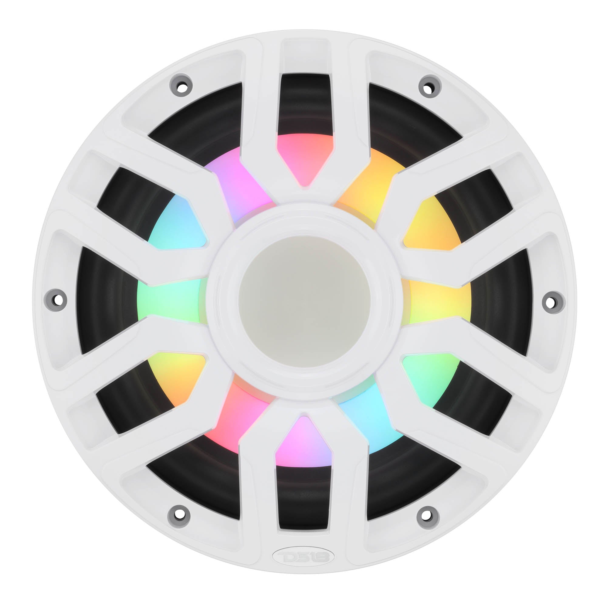 10” Marine Subwoofer with Hybrid Magnet Motor, Removable Grille and Digital LED Lights - 500W RMS 4-Ohm