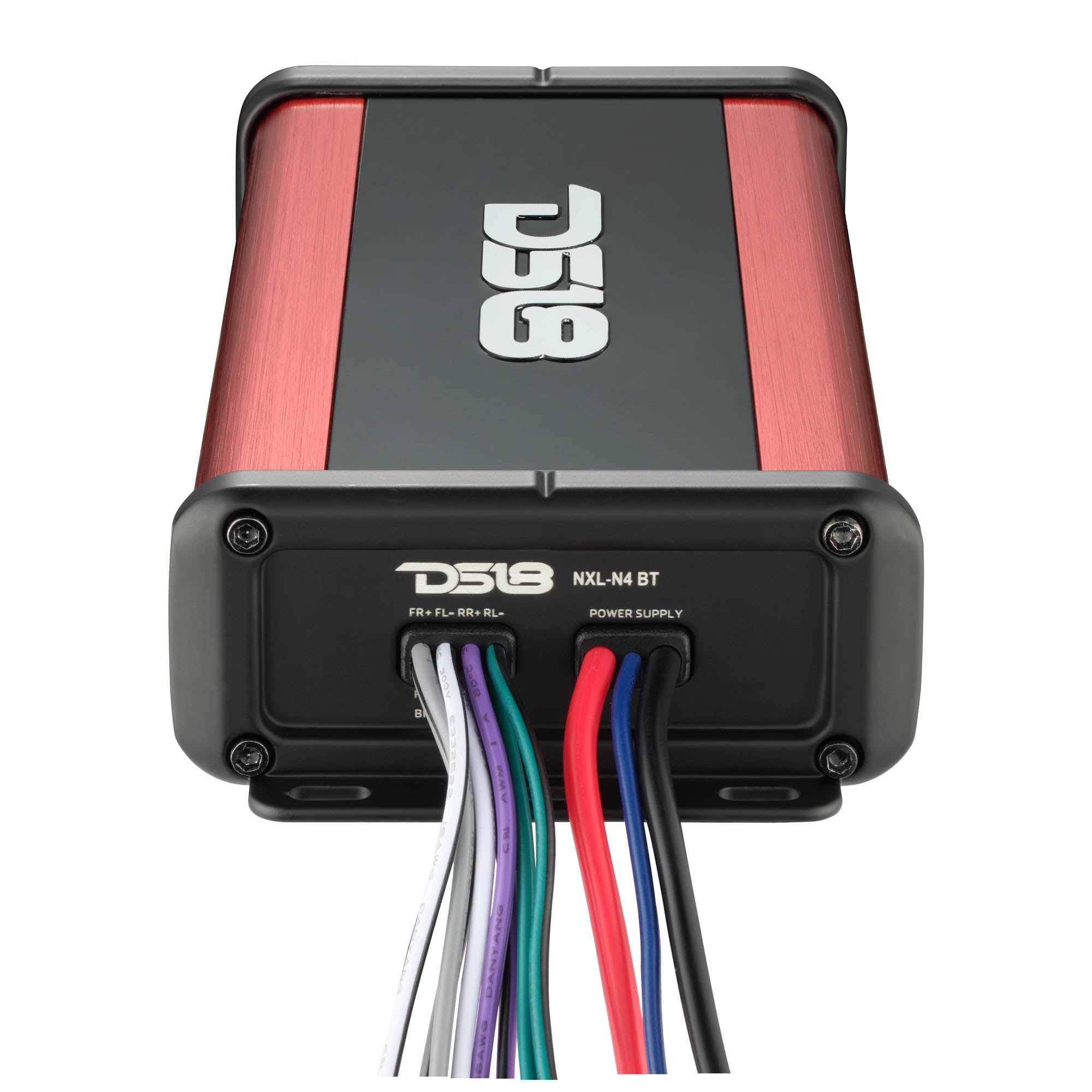NXL 4-Channel Full-Range Class D Waterproof IP67 Marine and Powersports NANO Amplifier with Bluetooth 5.1 Receiver Built-In