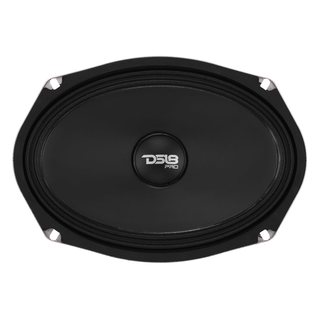 PRO 6x9" Slim Water-Resistant Mid-Range Loudspeaker | 250W RMS 4-Ohm