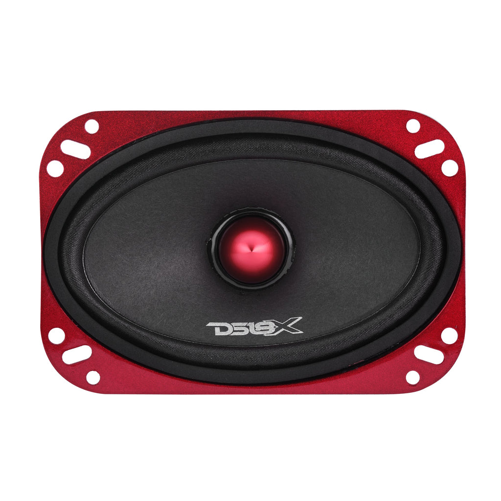 PRO-X 4x6” Mid-Range Loudspeaker with Bullet | 100W RMS 4-Ohm