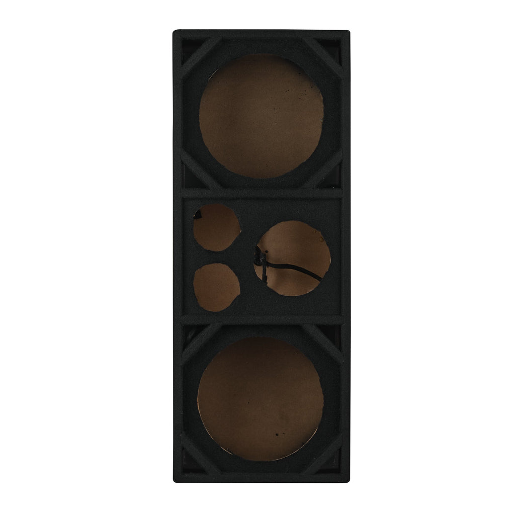 Dual 10” + Dual 4” Tweeter + 2” Driver Ported Empty Voceteo Enclosure | Speakon-Ready