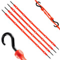Perfect Bungee - 36" Adjust-A-Strap Bungee Strap - Red - Tray 20 QTY