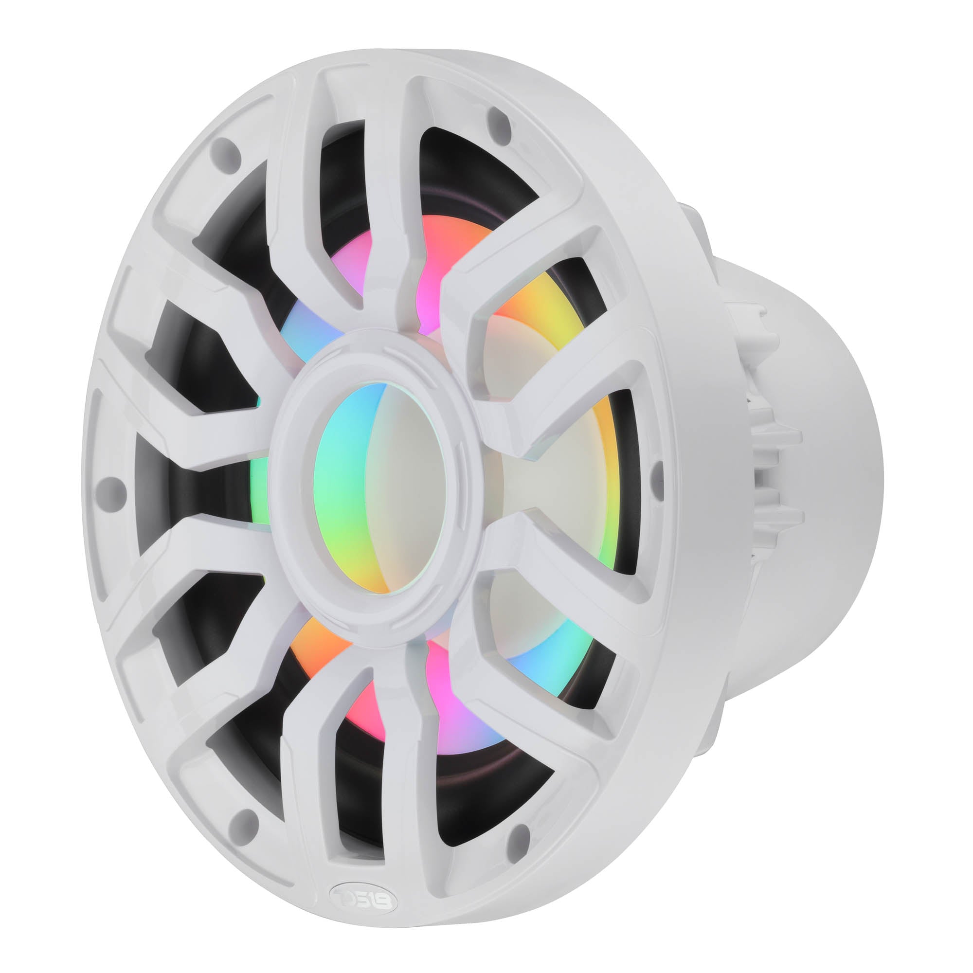 10” Marine Subwoofer with Hybrid Magnet Motor, Removable Grille and Digital LED Lights - 500W RMS 4-Ohm