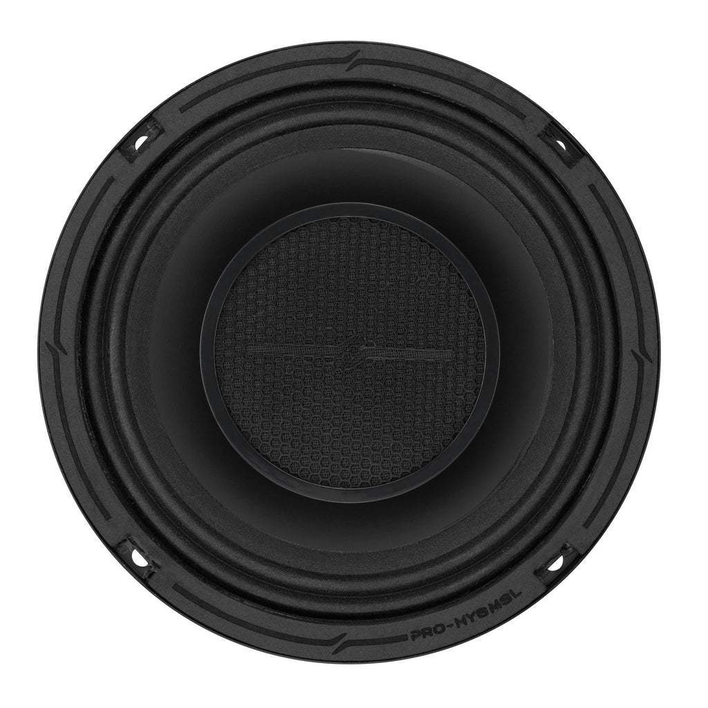 PRO 6.5" Shallow Coaxial Hybrid Mid-Range Loudspeaker with Built-in Driver | 150W RMS 8-Ohm