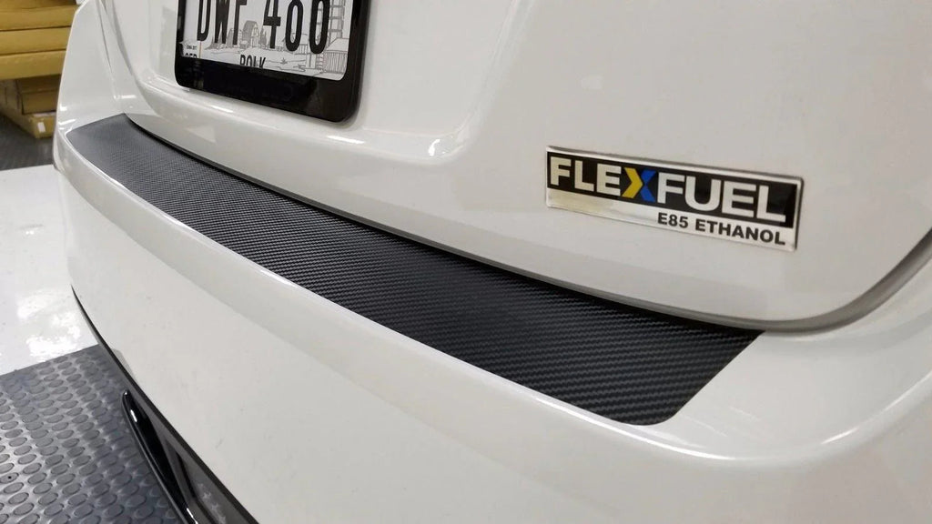 3D Carbon Fiber Rear Bumper Overlay - 2015-2020 WRX / STI