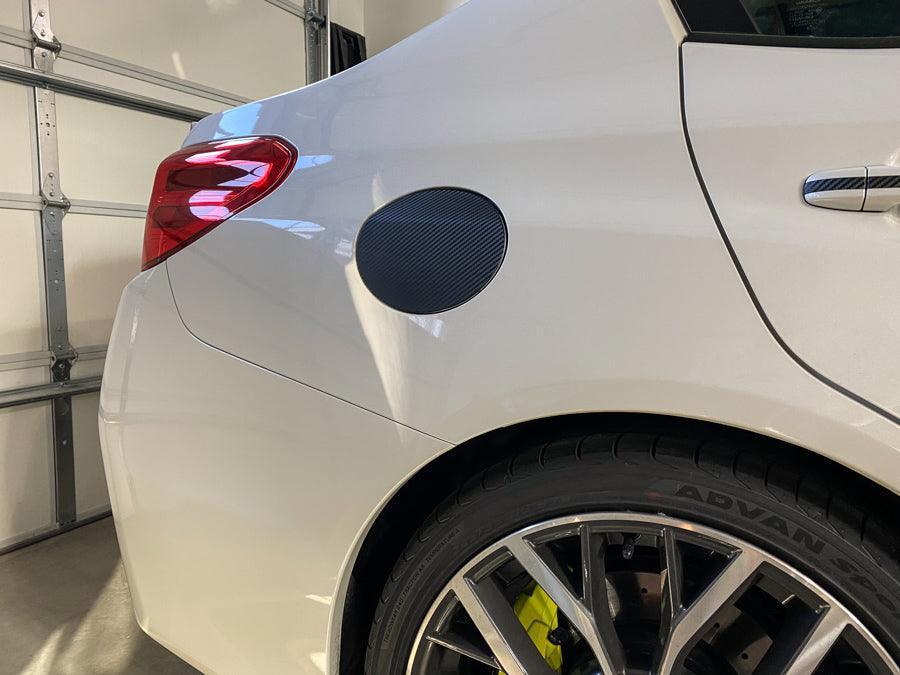 3D Carbon Fuel Door Cover - 2015-2020 WRX / STI