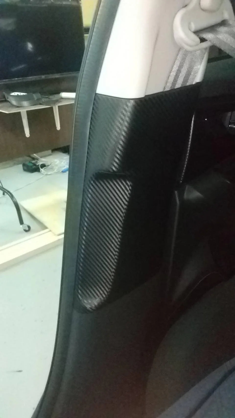 3D Carbon Seatbelt / Pillar Panel Protection Kit (Scuff Guard) - 2020 Levorg (JDM)