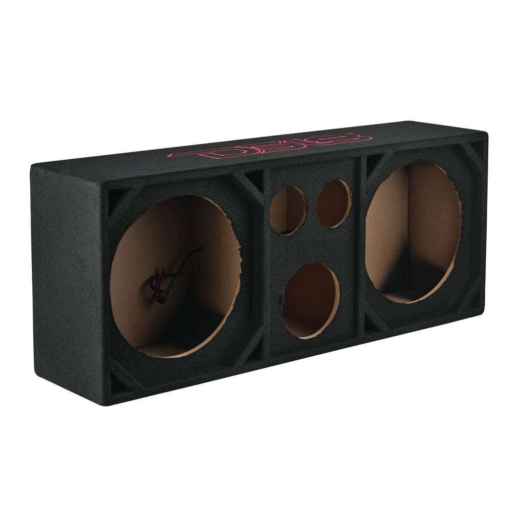 Dual 12” + Dual 4” Tweeter + 2” Driver Ported Voceteo Empty Enclosure | Speakon-Ready