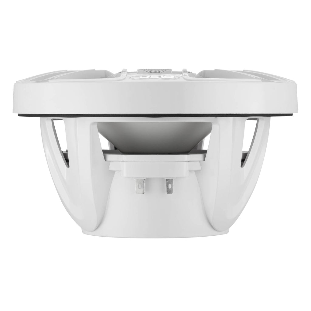 NXL 7.7” 2-Way Coaxial Marine Speaker with Bullet Tweeter, Digital LED Lights & White Deck LED | 175W RMS 4-Ohm