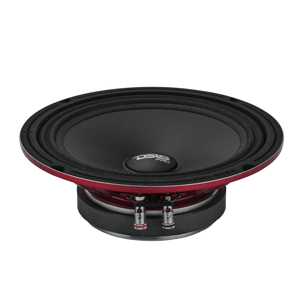 PRO 8" Slim Water-Resistant Midrange Loudspeaker | 250W RMS 4-Ohm