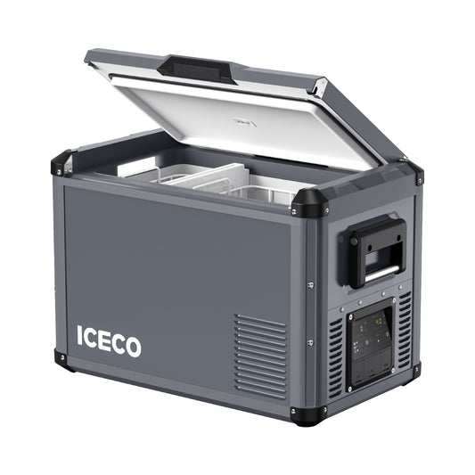 ICECO VL45 Pro Dual Zone 45QT Portable Cooler Grey