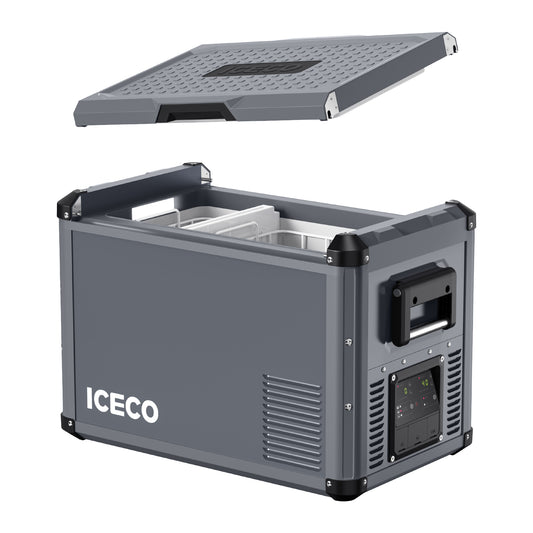 ICECO VL45 Pro Dual Zone 45QT Portable Cooler Grey