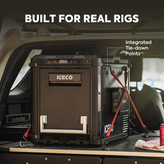 ICECO VL45Plus Single Zone 44QT 3 Way Access Portable Freezer Black