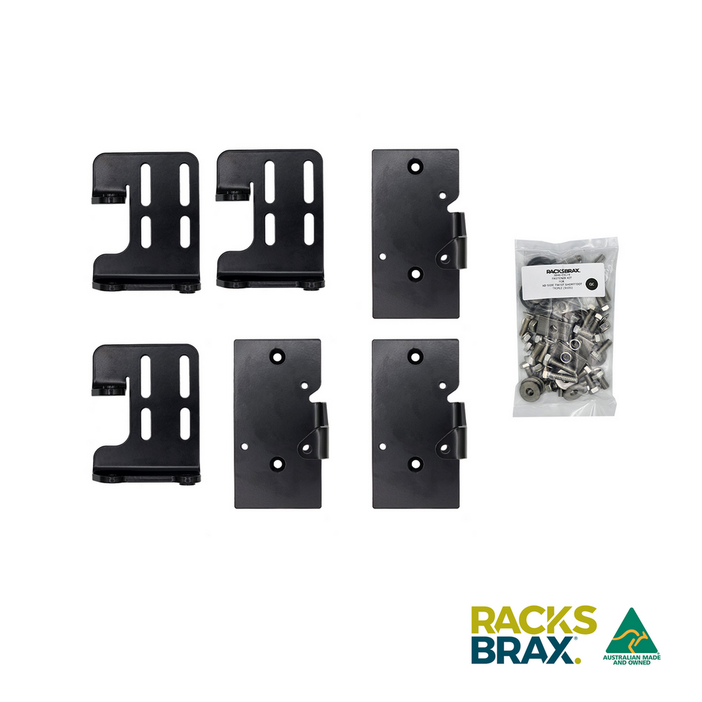 Racksbrax XD Side Twist Bracket - Short (Triple) [R]
