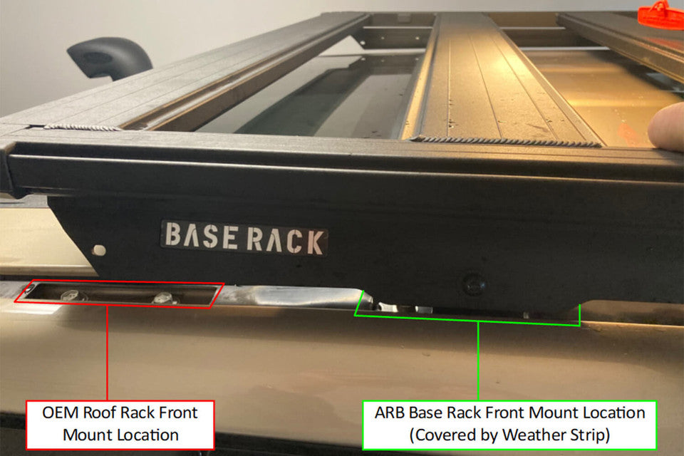 ARB Base Rack Kit With Mount And Deflector 72X5 (BASE201)