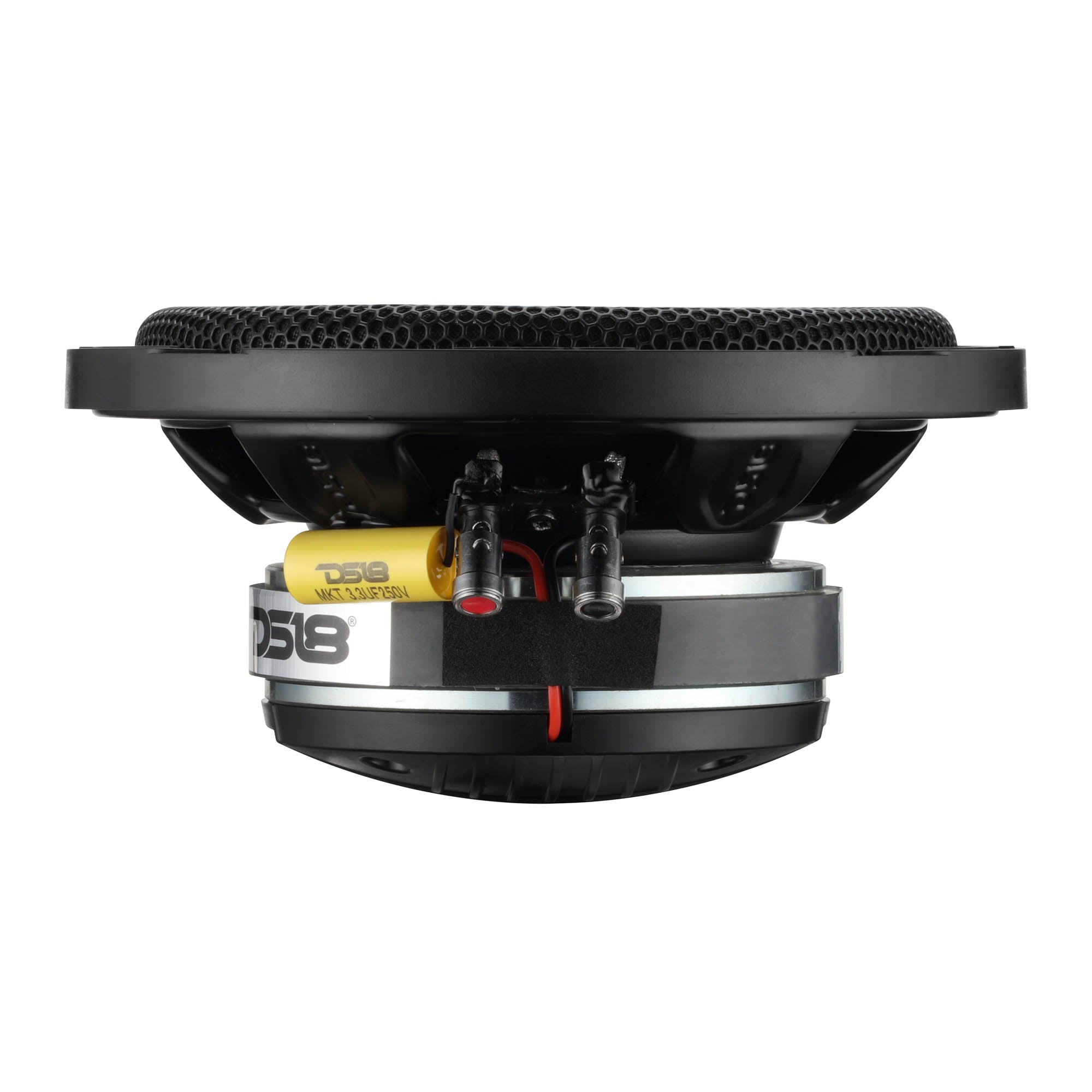 PRO 6.5" Shallow Coaxial Hybrid Mid-Range Loudspeaker with Built-in Driver | 150W RMS 8-Ohm