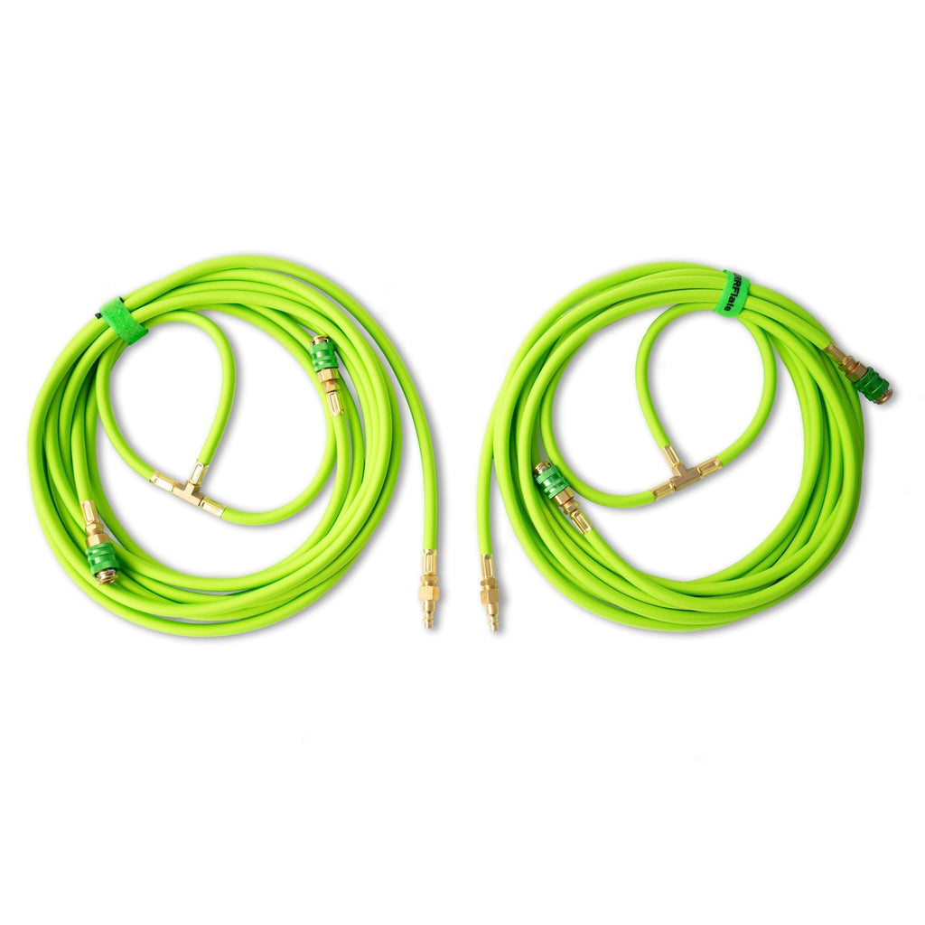 MORRFlate Braided Air Hub Mega Hoses (4-6 Tire, 200" wheelbase)