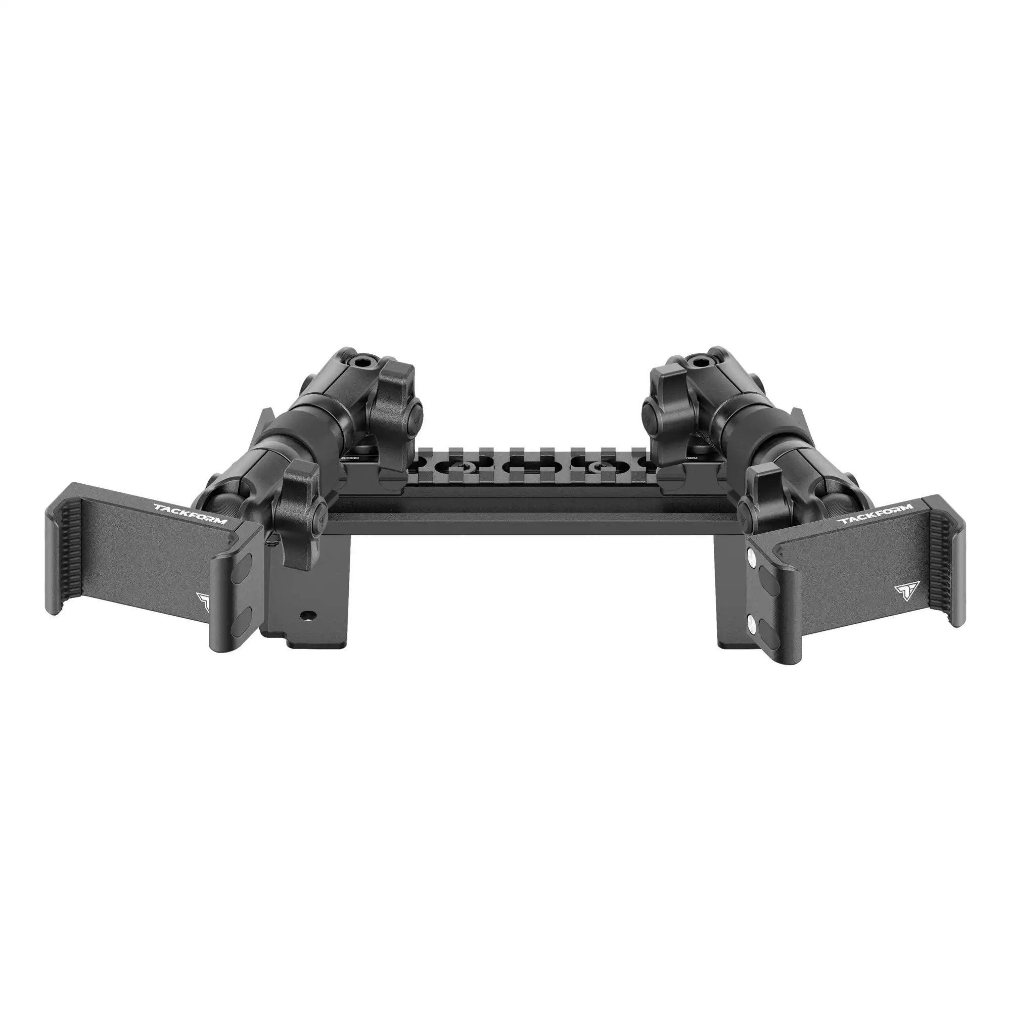 ‘15-‘20 Ford F-150, ‘17-‘22 Super Duty, ‘18-‘21 Expedition Tackform Assault Track Picatinny Dash Bracket With Dual 20LITE Phone Mounts