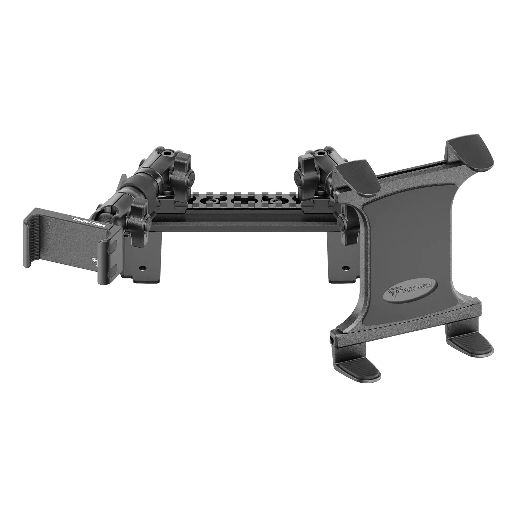 ‘15-‘20 Ford F-150, ‘17-‘22 Super Duty, ‘18-‘21 Expedition Tackform Assault Track Picatinny Dash Bracket With 20LITE Phone & Tablet Mounts