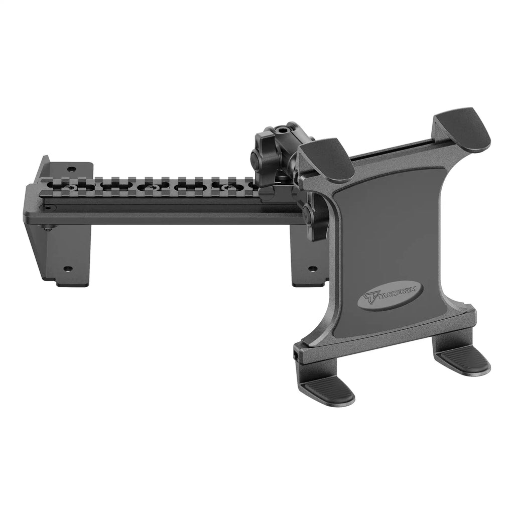 ‘15-‘20 Ford F-150, ‘17-‘22 Super Duty, ‘18-‘21 Expedition Tackform Assault Track Picatinny Dash Bracket With Tablet Mount