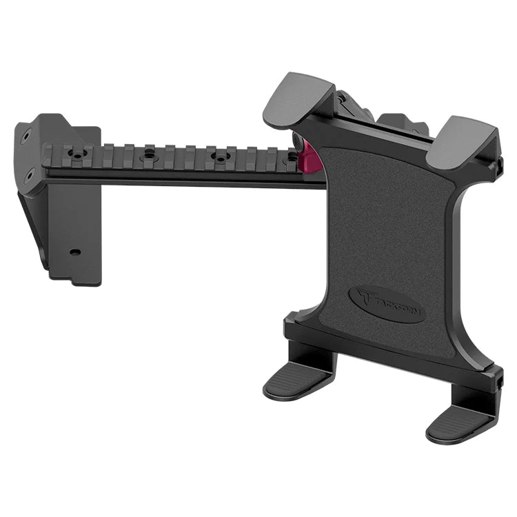 2022 Ford Super Duty (Compatible With 12” Screen ONLY) Tackform Assault Track Picatinny Dash Bracket With Tablet Mount