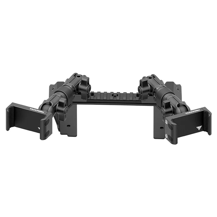2022 Ford Super Duty (Compatible With 12” Screen ONLY) Tackform Assault Track Picatinny Dash Bracket With Dual 20LITE Phone Mounts