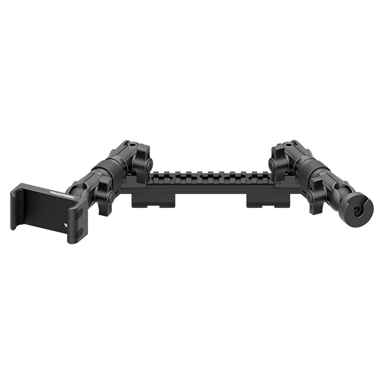 2019-2023 Ford Ranger (WITHOUT Switch Panel) Tackform Assault Track Picatinny Dash Bracket With 20LITE Phone Holder & CB Microphone Holder