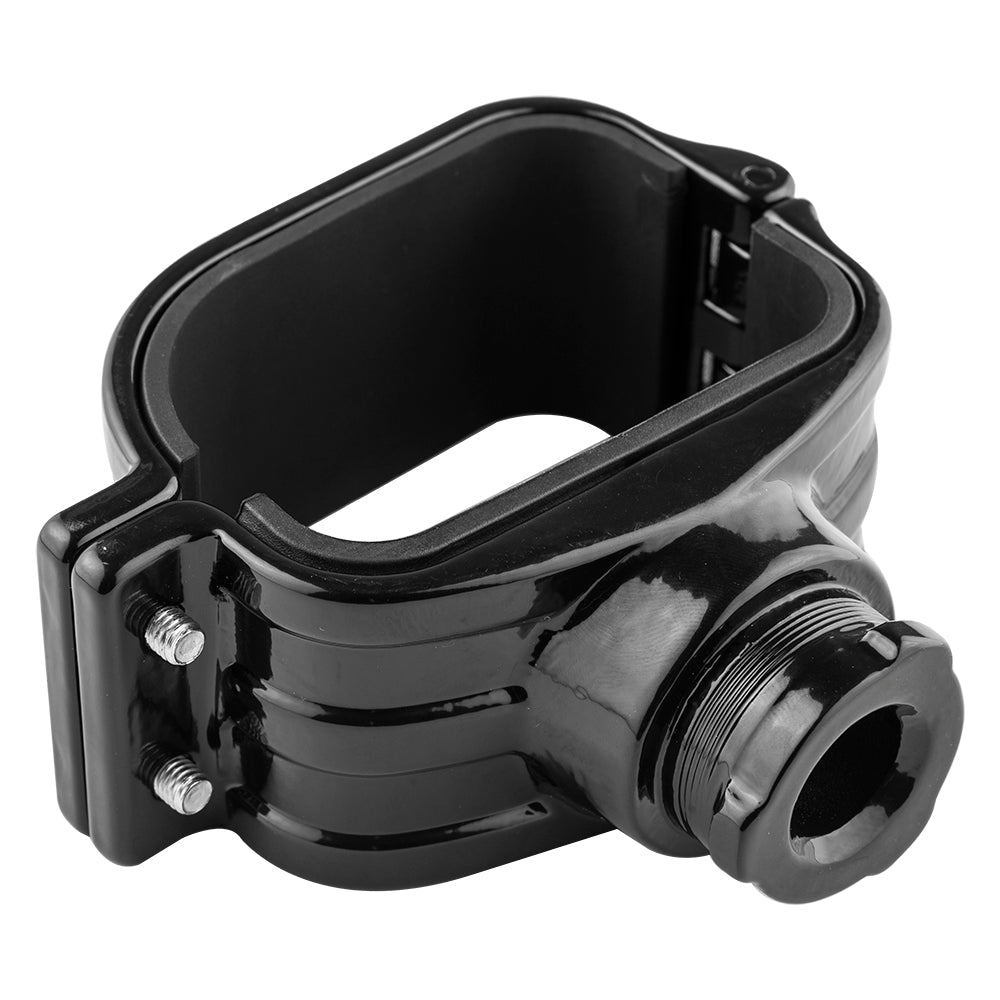 Bronco 6th Gen Roll Bar Audio Bundle – 8" Marine Tower Speakers with RGB LED Lights, OEM Roll Bar Mounting Clamps
