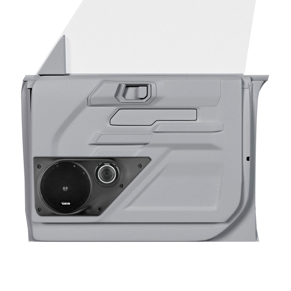 Bronco 6th Gen Front Door Panels Loaded – Dual 6.5" Loudspeakers & 3.6" Hybrid Tweeters
