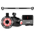 Bronco 6th Gen Mounting Tube Bundle with 8" Marine Tower Speakers with RGB LED Lights and Amplifier