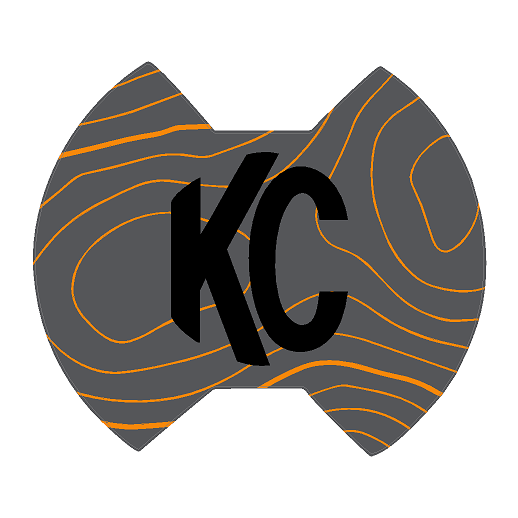 KC HiLITES 6" SlimLite LED Cover Topo Overlays - Universal
