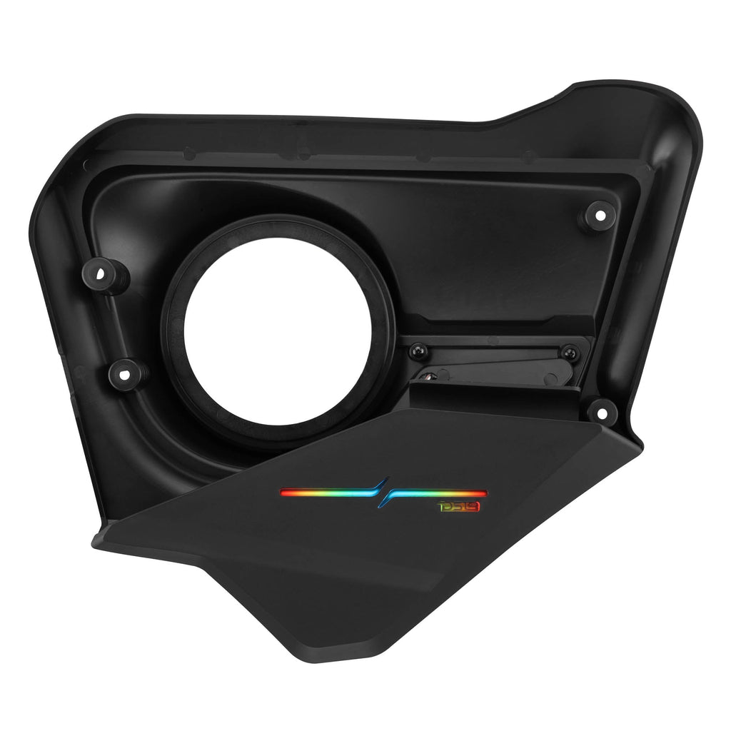 Can-Am Maverick X3 (2017-Up) Rear Door Speaker Panels with Digital LED Badge