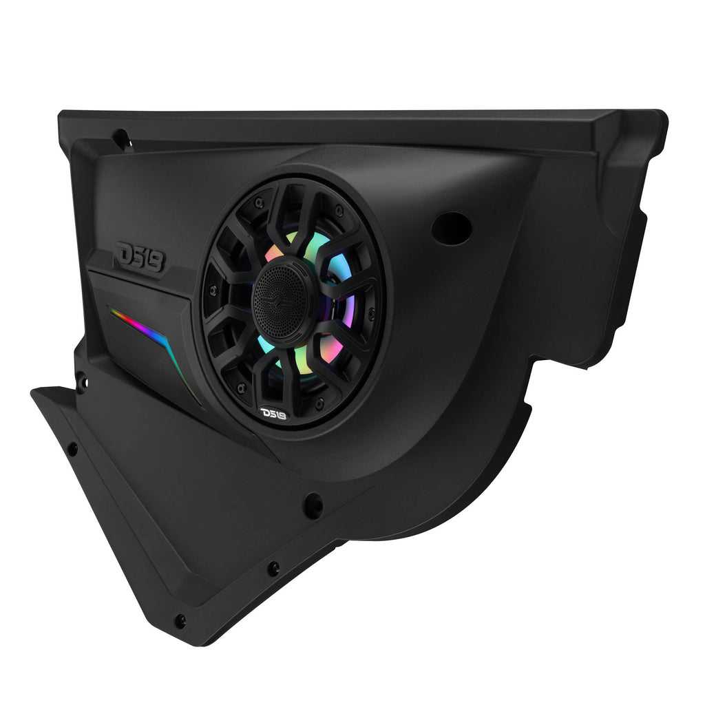 Can-Am Maverick X3 Door Speaker Panels Loaded with NXL-IQ 6.5" 2-Way Coaxial Marine Speakers and Digital LED Badge