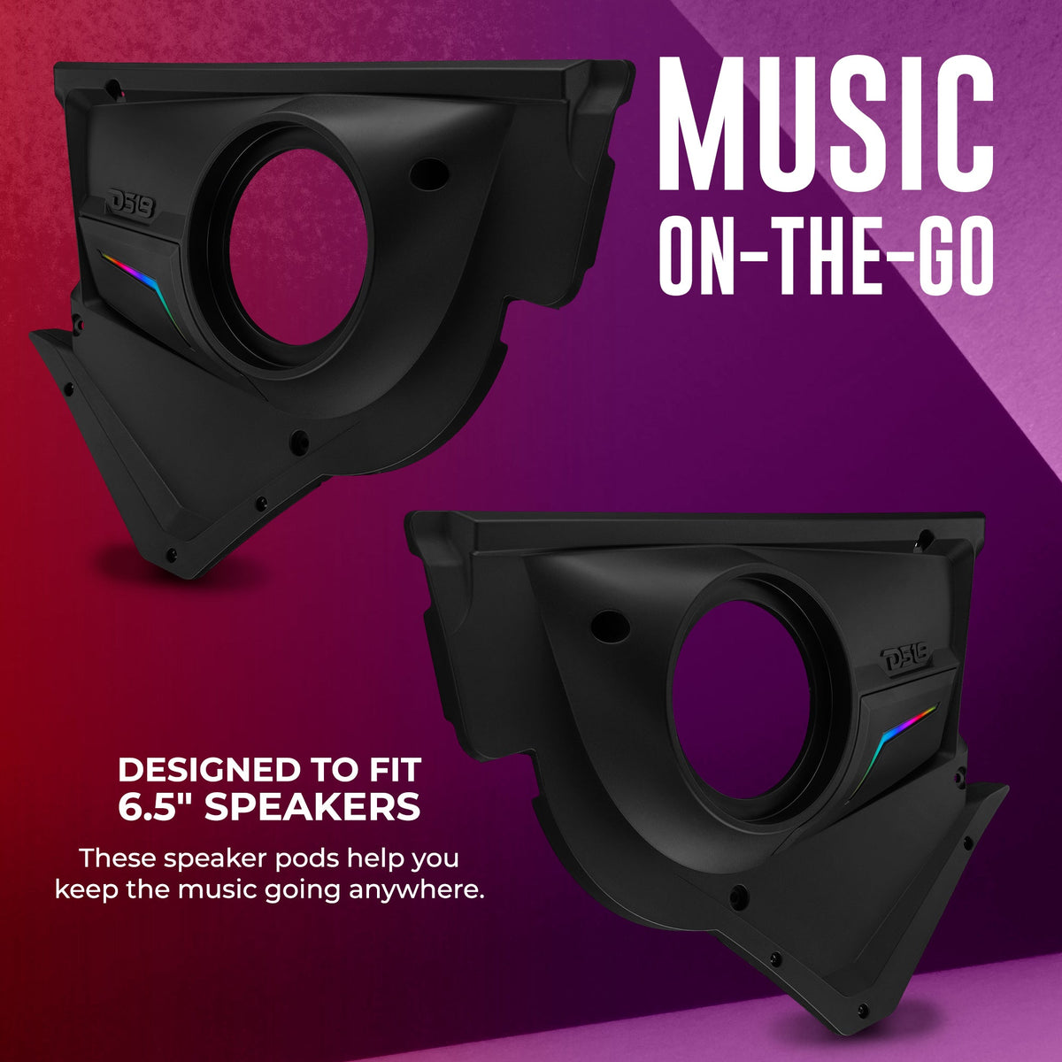 Can-Am Maverick X3 Door Speaker Panels with Digital LED Lighting