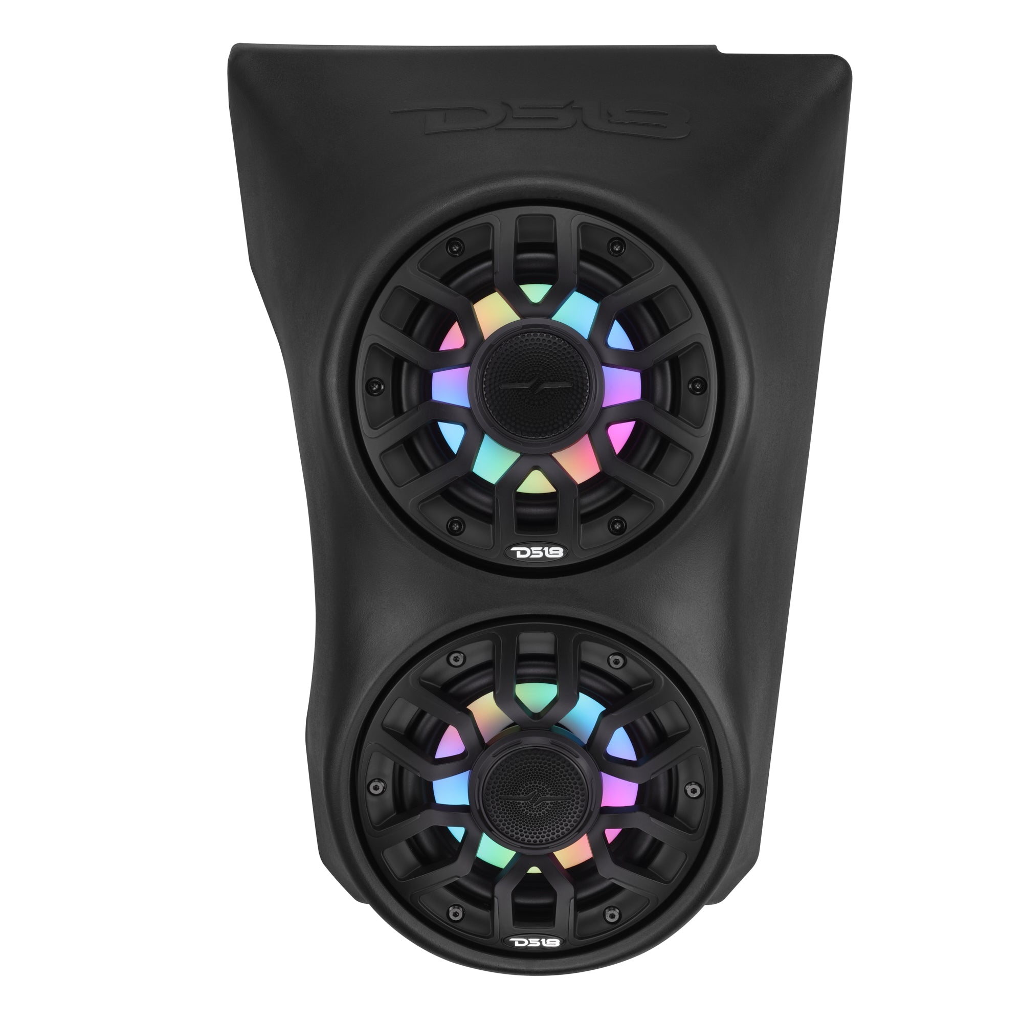 Can-Am Maverick X3 (2017-Up) Waterfall Center Console Speaker Pod Loaded with NXL-IQ 6.5" 2-Way Coaxial Marine Speakers and Digital LED Lights
