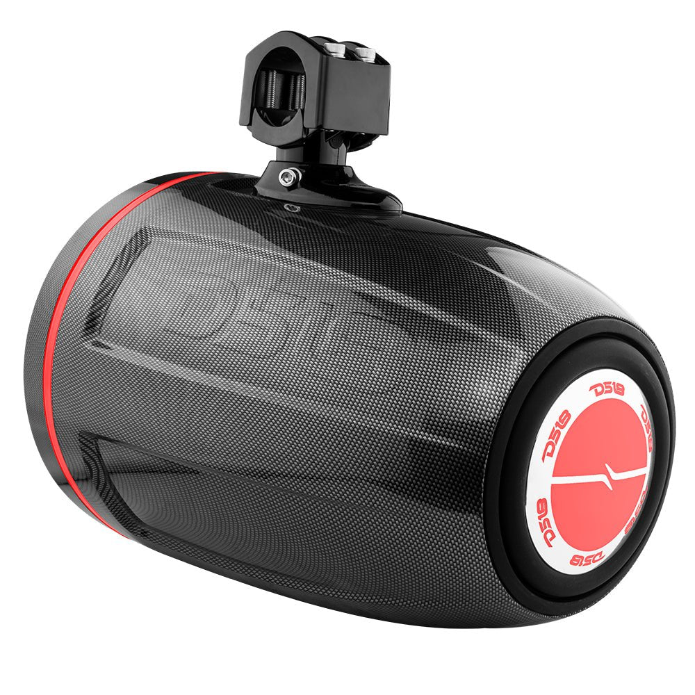 NXL 10" Neodymium Marine and Powersports Towers with Built-in Passive Radiator, 1" Driver and LED RGB Lights 300 Watts Rms