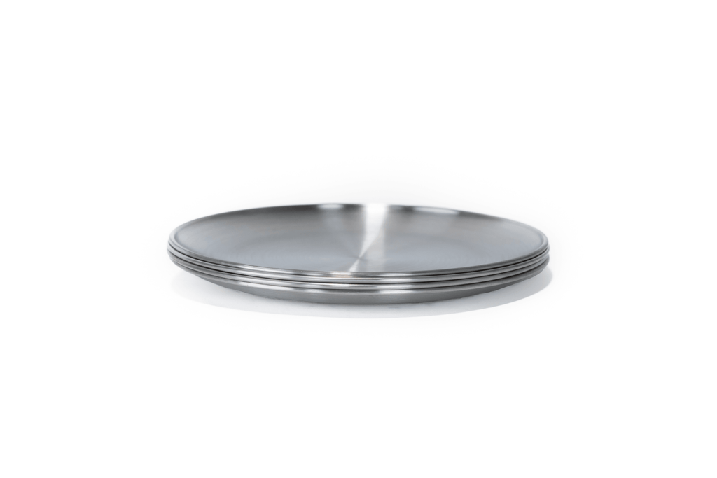 Stainless Steel Chef Plate Set (4)