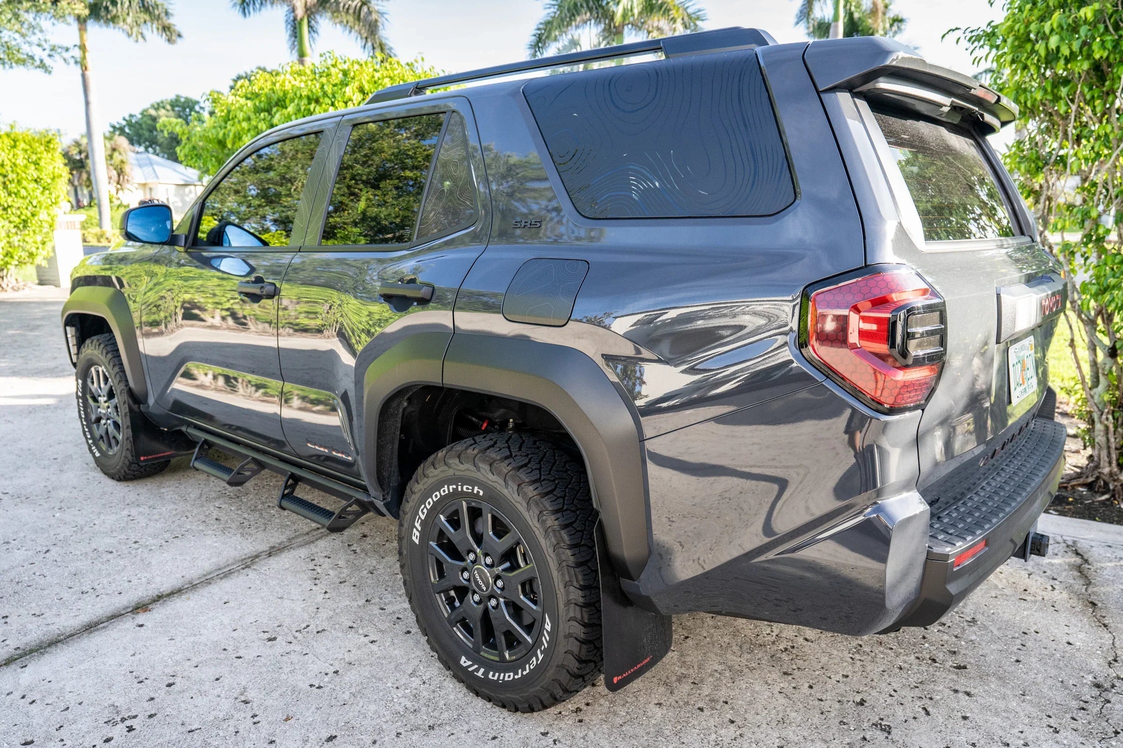 Topographic Map Fuel Door Overlay - 2025+ 4Runner
